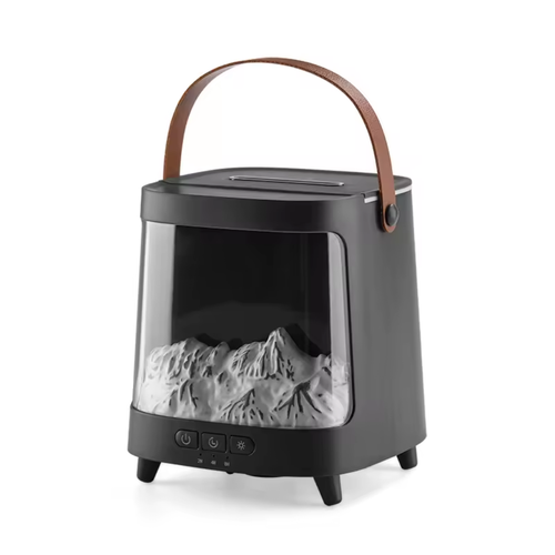 BorealMist™ Humidifier – Northern Lights LED & Mountain Scenery