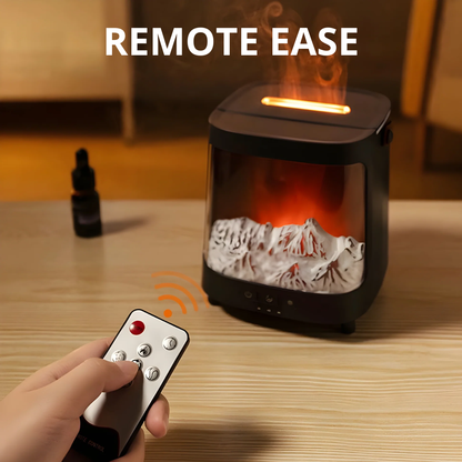 BorealMist™ Humidifier – Northern Lights LED & Mountain Scenery